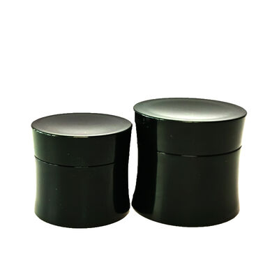 ขายปลีก 15g 30g 50g กระปุกครีมพลาสติกกระเป๋าสองกระเป๋า พร้อม PP เกรดอาหารสําหรับครีมดูแลผิวหนังและเครื่องสําอาง