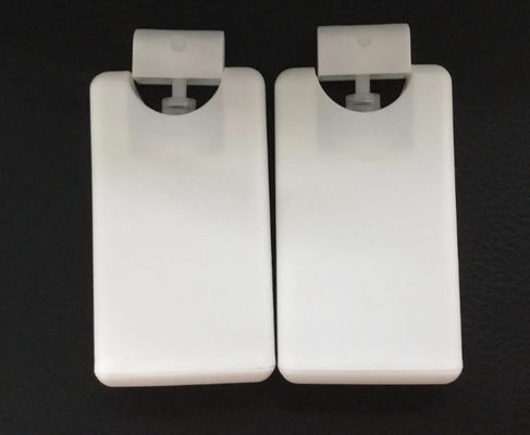 เครื่องฉีดปั๊มน้ําหอมสีขาว วัสดุพลาสติก 20 มล กระป๋องฉีดบัตรเครดิต