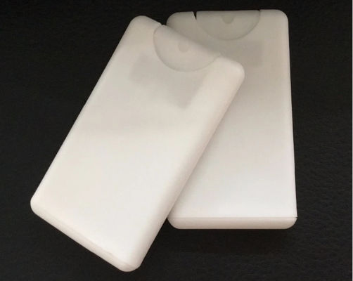 เครื่องฉีดปั๊มน้ําหอมสีขาว วัสดุพลาสติก 20 มล กระป๋องฉีดบัตรเครดิต