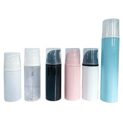 ขายส่งขวดปั๊มโฟม PET PP 100ml 120ml 150ml พร้อมการออกแบบป้องกันการรั่วสำหรับน้ำยาทำความสะอาดผิวหน้าและสบู่เหลว