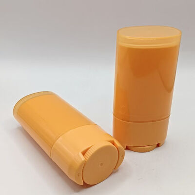 ปรับแต่ง 15 กรัม Matte Roller Empty Deodorant Stick Tube สําหรับครีมกันแดดและบัลซัม