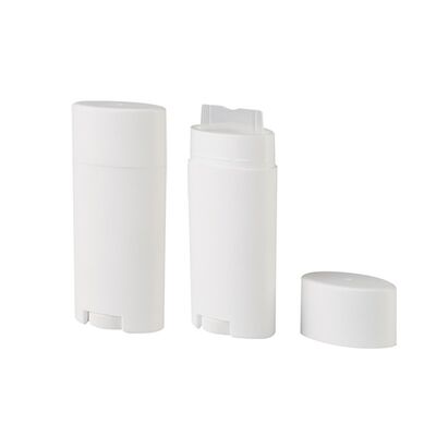 Wholesale Customized 35g 50g 75g Plastic PP Empty Deodorant Stick Tube with Twist-Up Design