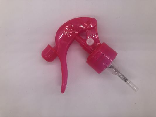 Dark Pink Non Spill Mini Trigger Sprayer with 24/410 Neck Size for Household Cleaning