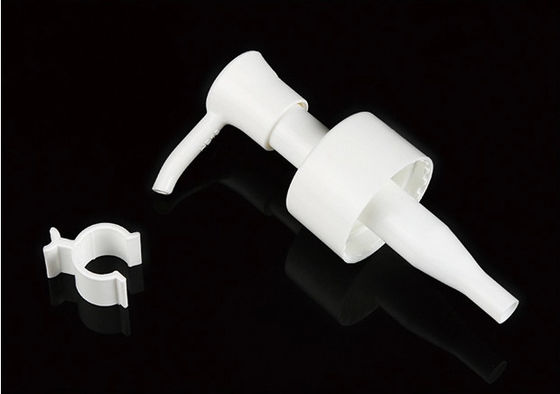 ปั๊มน้ํายา PP ที่กําหนดเอง พร้อมคลิปสําหรับดูแลผิว 24/28 มม.